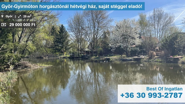 Eladó mezogazdasagi ingatlan, Győrött 29 M Ft, 2 szobás