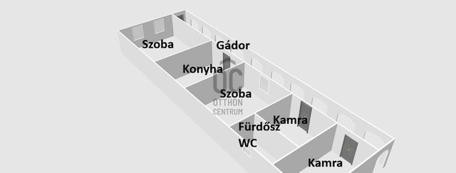 Eladó családi ház, Bébén 9 M Ft, 2 szobás