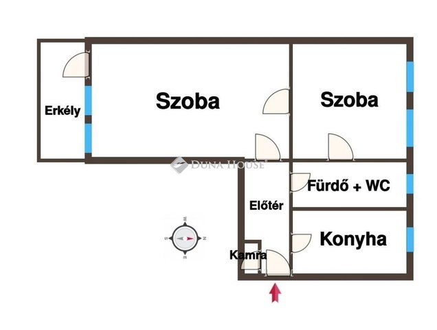 Eladó téglalakás, Kiskunfélegyházán 34.9 M Ft, 2 szobás