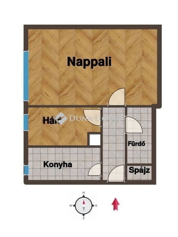 Eladó téglalakás, Szombathelyen 34 M Ft, 1+1 szobás