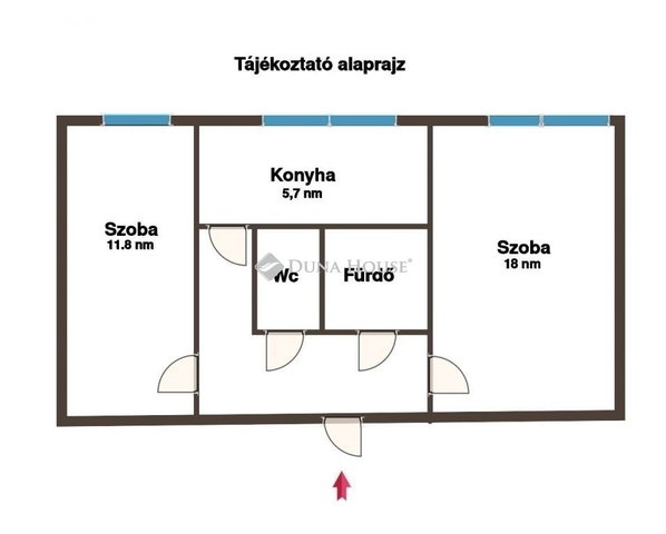 Eladó panellakás, Dunaújvárosban 30.9 M Ft, 2 szobás