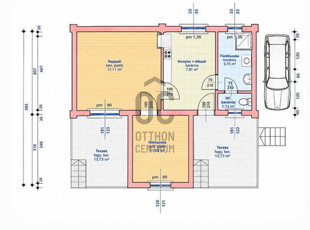 Eladó családi ház, Zalaegerszegen 37.5 M Ft, 2 szobás