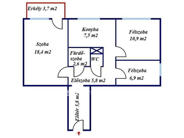 Eladó panellakás, Miskolcon 30.99 M Ft, 1+2 szobás