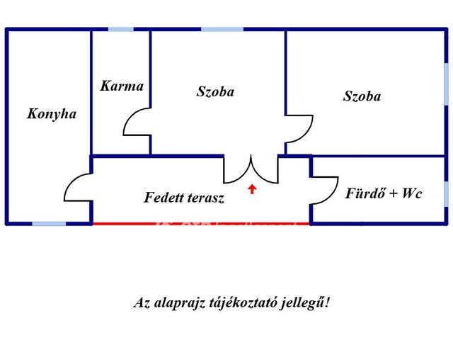 Eladó nyaraló, Cserkeszőlőn 12.5 M Ft, 2 szobás
