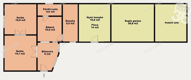 Eladó családi ház, Miskén 16.5 M Ft, 2 szobás