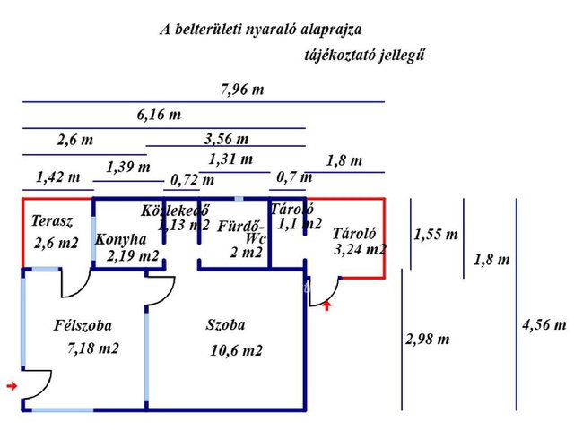 Eladó nyaraló, Szolnokon 21.4 M Ft, 1+1 szobás