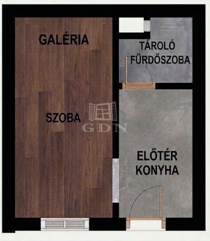 Eladó téglalakás, Budapesten, VIII. kerületben 33 M Ft, 1 szobás