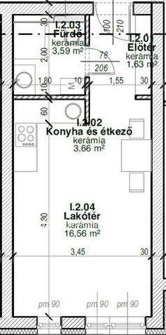 Eladó téglalakás, Nyíregyházán 30.8 M Ft, 1 szobás