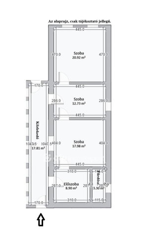 Eladó családi ház, Püspökladányban 17.7 M Ft, 3 szobás
