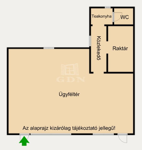 Eladó üzlethelyiség, Budapesten, VIII. kerületben 120 M Ft