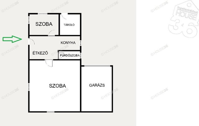 Eladó családi ház, Kecskeméten 39.9 M Ft, 2 szobás