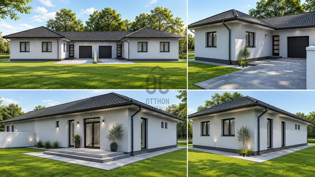 Eladó ikerház, Pócsmegyeren 79.9 M Ft, 3 szobás