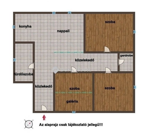 Eladó téglalakás, Vácon 69.9 M Ft, 4 szobás