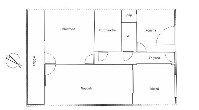 Eladó téglalakás, Nyíregyházán 70 M Ft, 2 szobás