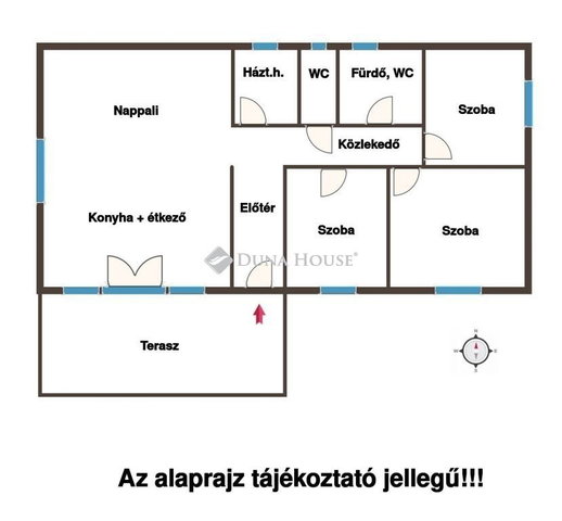 Eladó családi ház, Csomádon 93 M Ft, 4 szobás