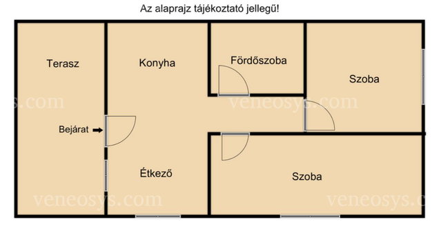 Eladó családi ház, Miskolcon 21.9 M Ft, 2 szobás