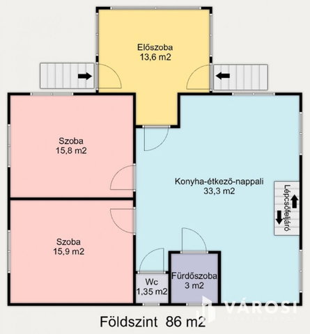 Eladó családi ház, Vácszentlászlón 70 M Ft, 7 szobás