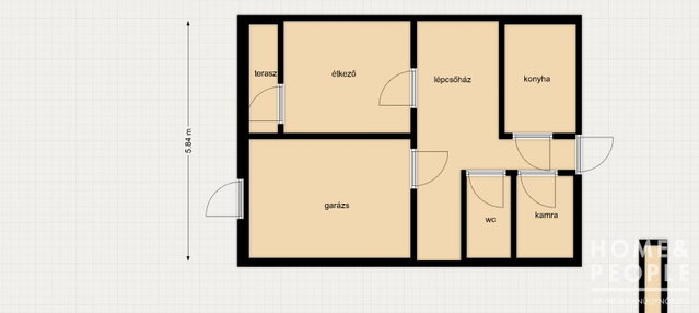 Eladó sorház, Mindszenten 36.9 M Ft, 4 szobás