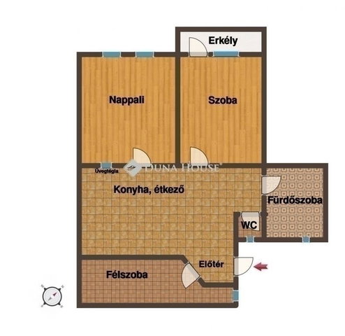 Eladó téglalakás, Budapesten, XIX. kerületben 84.9 M Ft