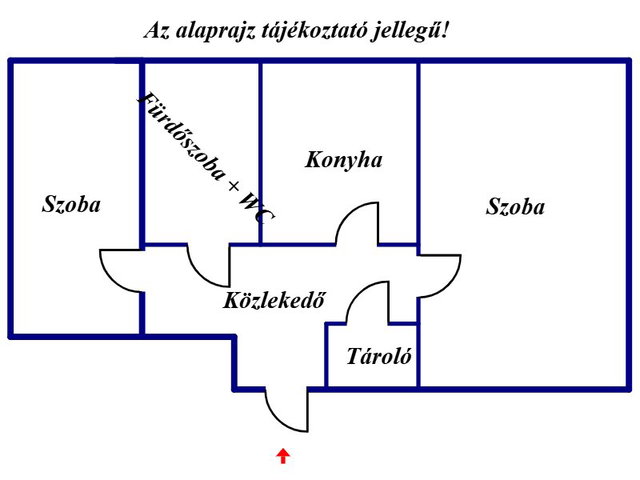 Eladó téglalakás, Nyíregyházán 41.9 M Ft, 2 szobás