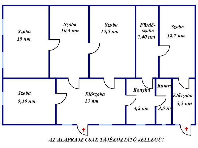 Eladó családi ház, Tiszaalpáron 26 M Ft, 5 szobás