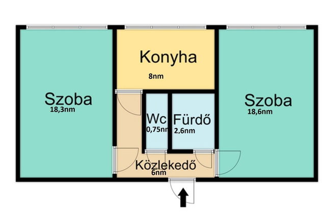 Eladó téglalakás, Bátonyterenyén, Barátság úton 8.99 M Ft