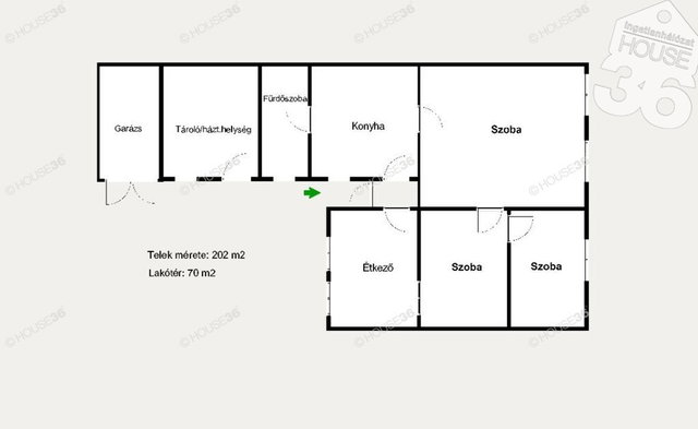 Eladó családi ház, Kecskeméten 28.9 M Ft, 3 szobás