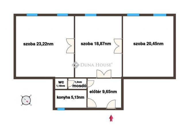 Eladó iroda, Kecskeméten 49 M Ft, 3 szobás / költözzbe.hu