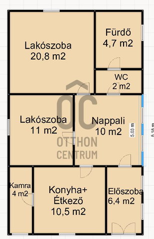 Eladó családi ház, Letenyén 28 M Ft, 3 szobás