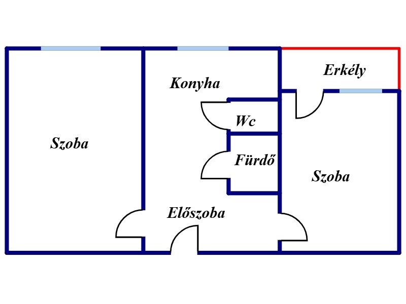 2 bed · 51m² · 145.000 ft