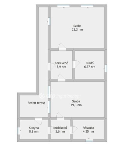 Eladó családi ház, Gyönkön 13 M Ft, 2+1 szobás