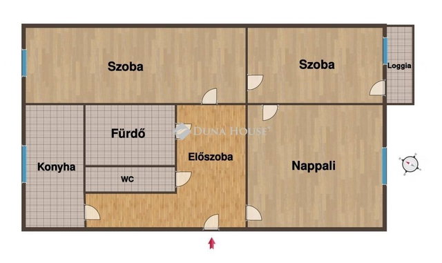 Eladó panellakás, Szegeden 54 M Ft, 3 szobás