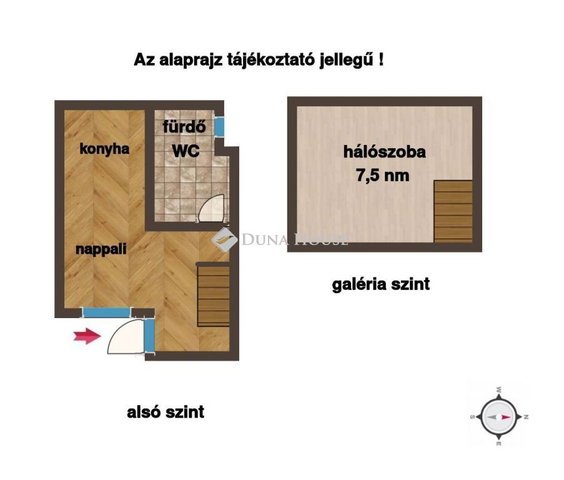 Eladó téglalakás, Budapesten, VI. kerületben 49.9 M Ft, 1 szobás