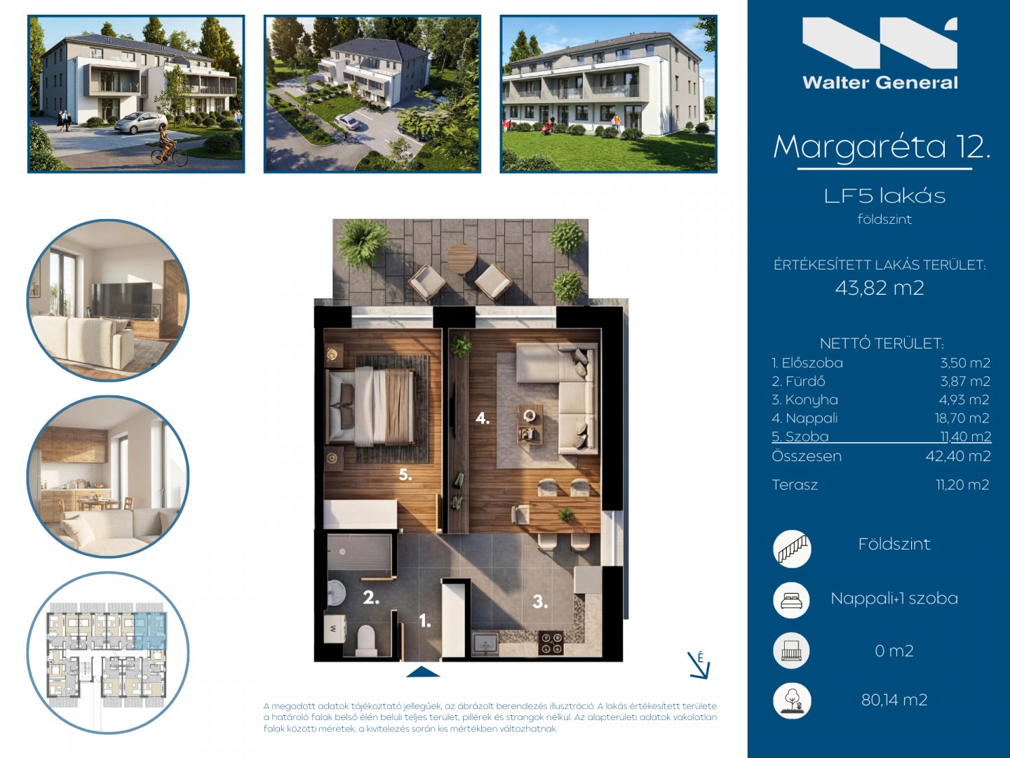 2 bed · 43m² · 53.530.000 ft
