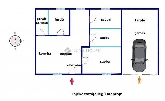 Eladó ikerház, Debrecenben 65 M Ft, 4 szobás