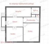 Eladó családi ház, Dabason 67 M Ft, 2 szobás