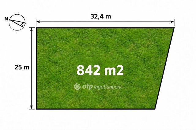 Eladó telek, Alsónémediben 49.9 M Ft / költözzbe.hu