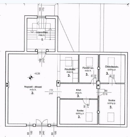 Eladó téglalakás, Encsen 34 M Ft, 2+2 szobás