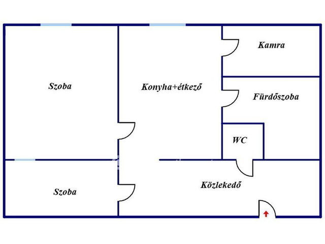 Eladó téglalakás, Nyíregyházán 33 M Ft, 1+1 szobás