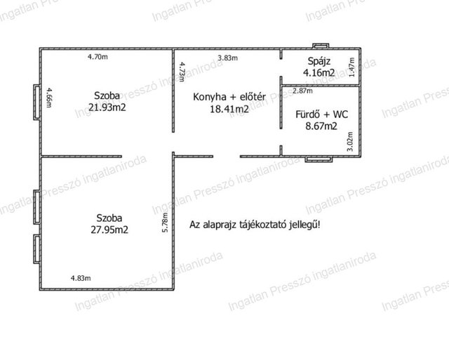Eladó családi ház, Türjén 12.9 M Ft, 2 szobás