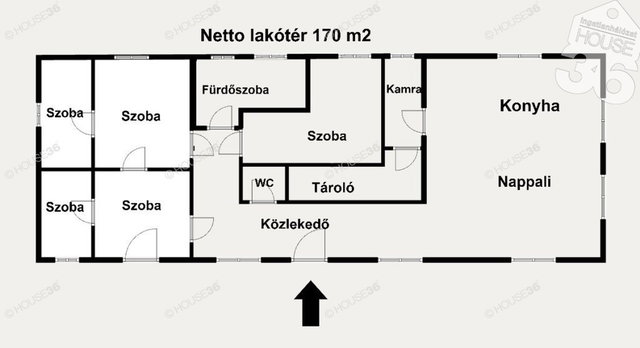 Eladó családi ház, Tiszaalpáron 25.9 M Ft, 5 szobás