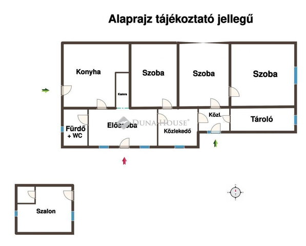 Eladó családi ház, Gyulán 55.5 M Ft, 3 szobás
