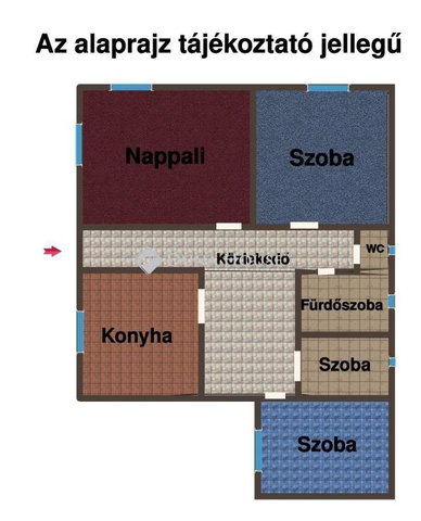 Eladó családi ház, Dunaszegen 72.99 M Ft, 4 szobás