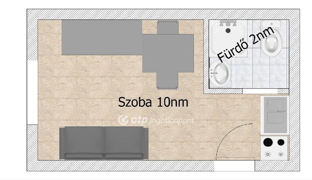 Eladó téglalakás, Budapesten, VIII. kerületben 29.9 M Ft