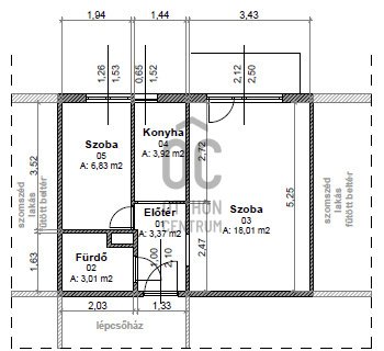Kiadó panellakás, albérlet, Miskolcon 125 E Ft / hó, 2 szobás