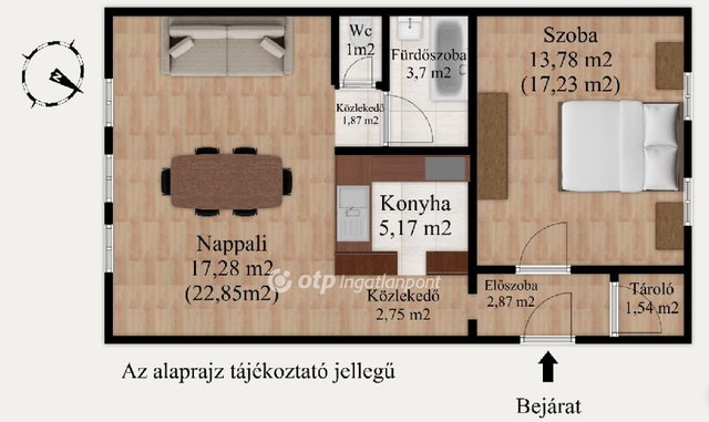 Eladó téglalakás, Budapesten, XIV. kerületben 72.9 M Ft