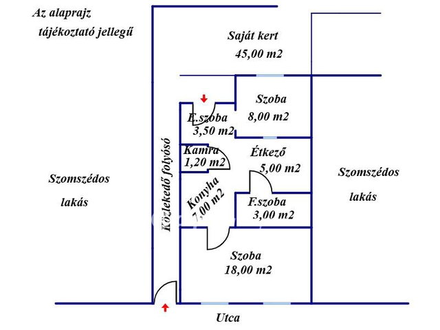 Eladó téglalakás, Gyulán 39 M Ft, 2 szobás