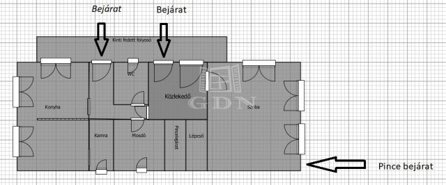 Eladó családi ház, Boldogon 46 M Ft, 3 szobás