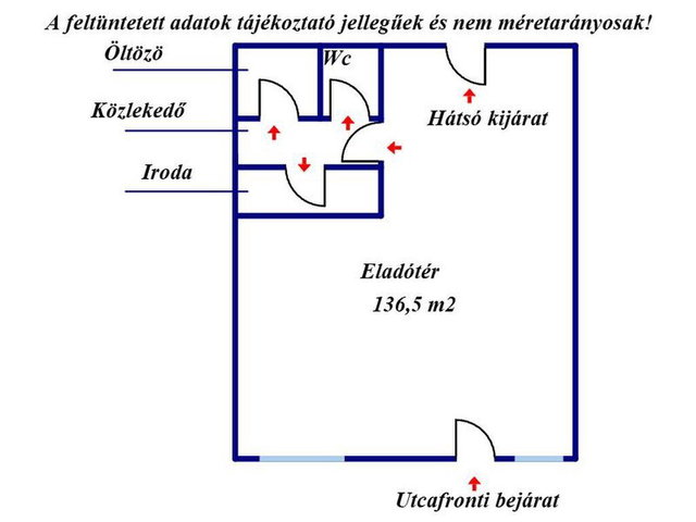 Eladó üzlethelyiség, Balassagyarmaton 87.9 M Ft