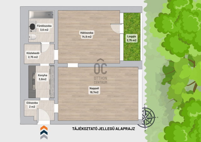 Eladó panellakás, Budapesten, XIV. kerületben 74 M Ft, 2 szobás